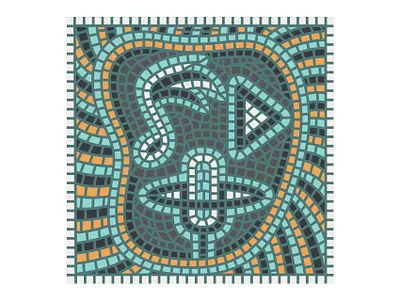 Cosmomusic abstract bright collage color cosmo interior poster microphone mosaic mouth music note pieces play singer singing soloist song space vector design voice