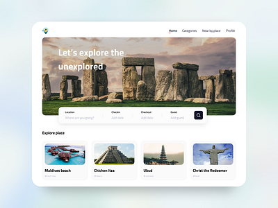 Traveling concept app design design ui uidesign ux uxdesign