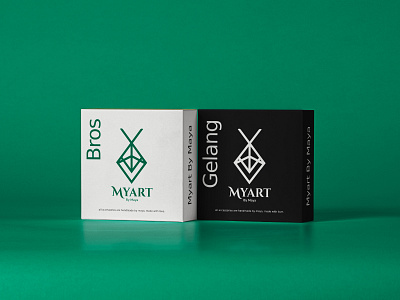 Myart Packaging Desgin accesories logo box branding jewelry logo logo mockups packaging product design visual identity