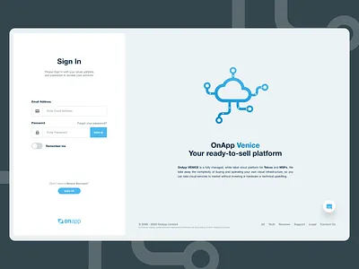 Cloud Management - Landing Page cloud management dashboard design icon illustration product design tablet ui ux web app webdesign