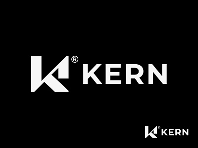 KERN Logo brand design branding creative design flat icon icons identity illustration k k logo logo logo design logo designer logotype mark minimalist monogram unique vector