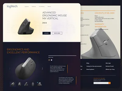 #Daily UI 003 Landing Page adobe illustrator adobe photoshope adobe xd computer mouse daily ui 003 e commerce figma landing page uxui design