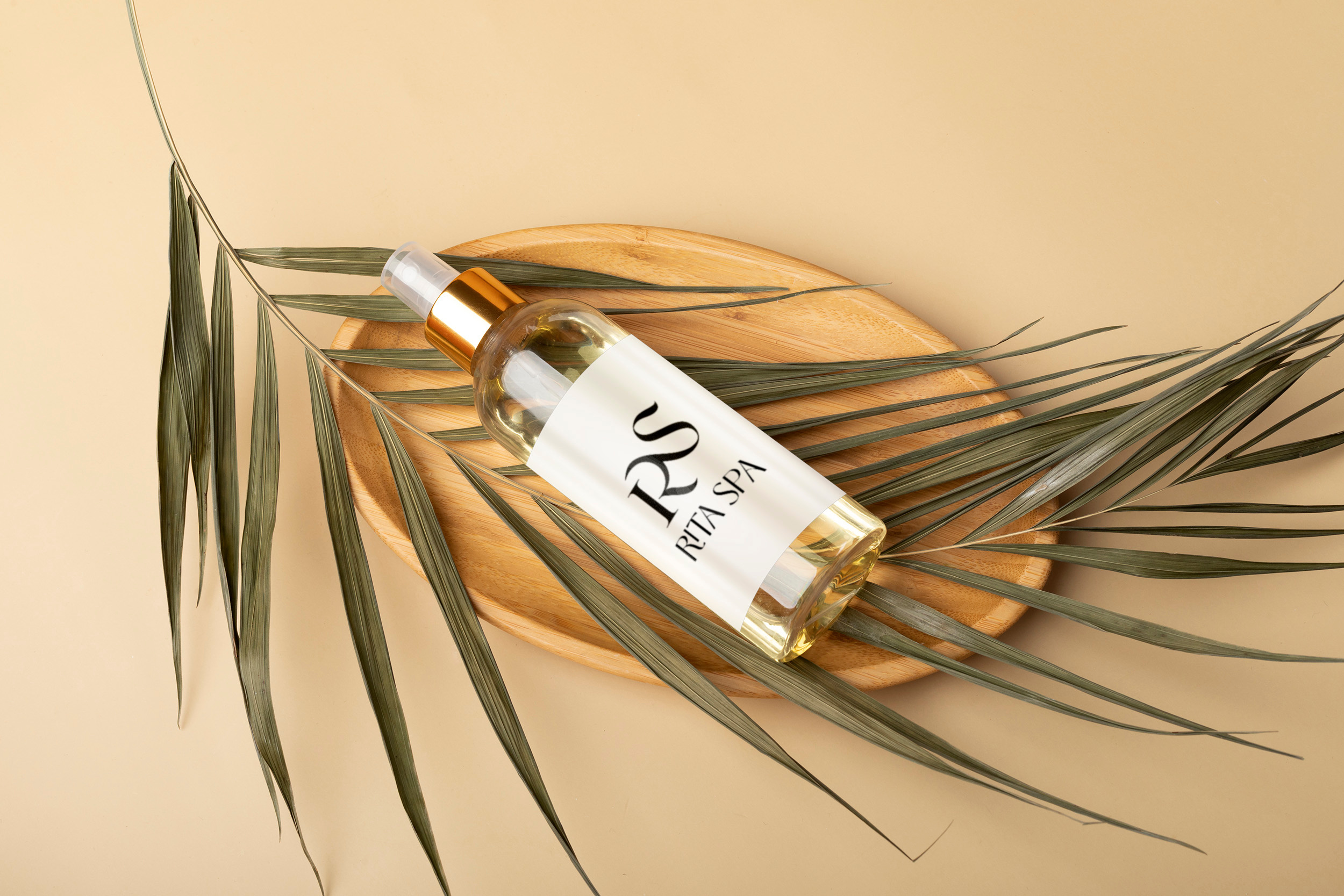 RITA SPA logo branding 3d animation arga oil beauty logo brand logo branding cosmetic cosmetic logo creative logo design fashion graphic design illustration logo motion graphics ui