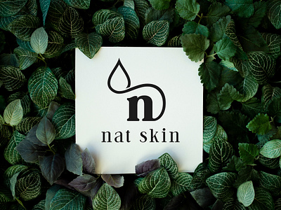 Nat Skin logo design 3d animation arga oil beauty logo brand logo branding cosmetic cosmetic logo creative logo design fashion graphic design illustration logo luxury luxury design motion graphics skincare spa ui