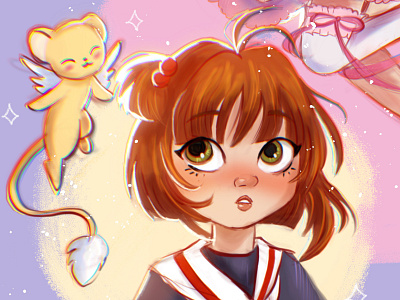 Card Captor Sakura character art character design children book children illustration digital painting illustration illustration art