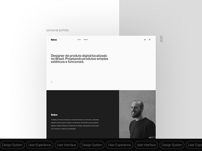 Designer Personal Porfolio graphic design ui