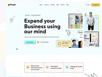 Digital Business Agency agency agency website business agency corporate creative agency digital agency product design template design ui ux website