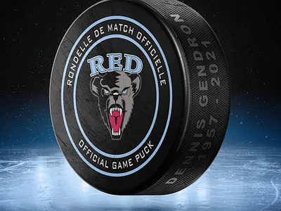 Maine Black Bears | 2021 Game Puck Concept black bears concept concept design design hockey hockey design hockey east hockey puck maine mockup ncaa ncaa hockey photoshop product design puck sports sports design