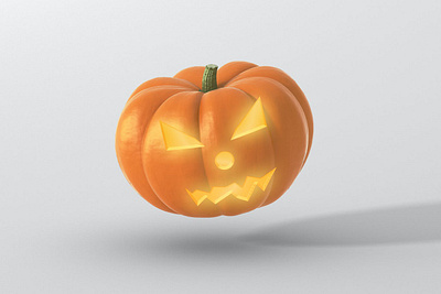 Halloween Pumpkin Mockup background carve carved decoration food ghost glow halloween halloween pumpkin horror light mock up mock ups mockup portfolio poster print psd pumpkin scary