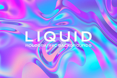 Holographic Liquid Background Set abstract aesthetic background backgrounds design gradient gradients graphic design graphics holo holographic illustration liquid neon poster posters texture textures ui wallpaper