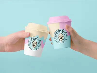 Einstein Candy 3d animation brand brand and identity branding design graphic design identity identity branding illustration logo motion graphics ui vector