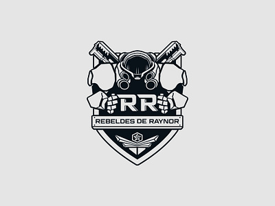 Illustrated Logo branding gaming illustration logo marine starcraft