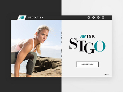 NB 15K Website design event landing page sport ui website