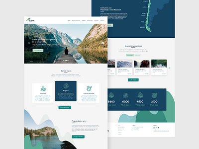 Website Design design nature ui website