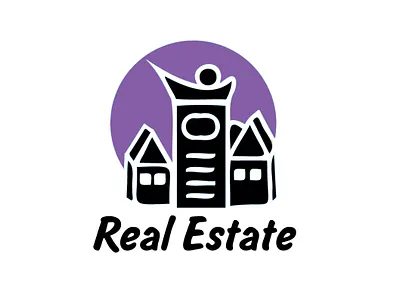 Real Estate logo branding design graphic design icon illustration illustrator logo logo 2d minimal ui vector