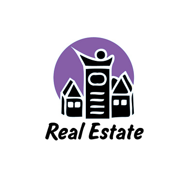 Real Estate logo branding design graphic design icon illustration illustrator logo logo 2d minimal ui vector