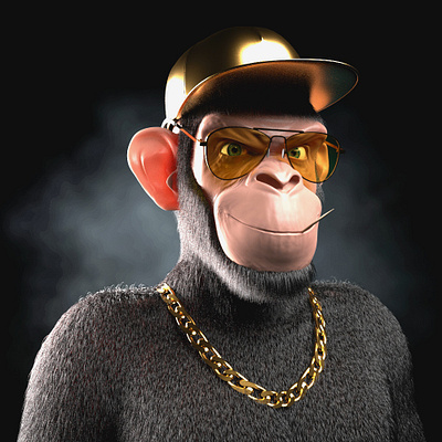 Cool Ape 3d animation graphic design motion graphics ui