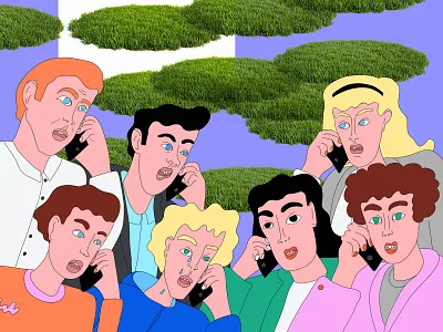 call time call classy illustration illustrator like money nice offer people