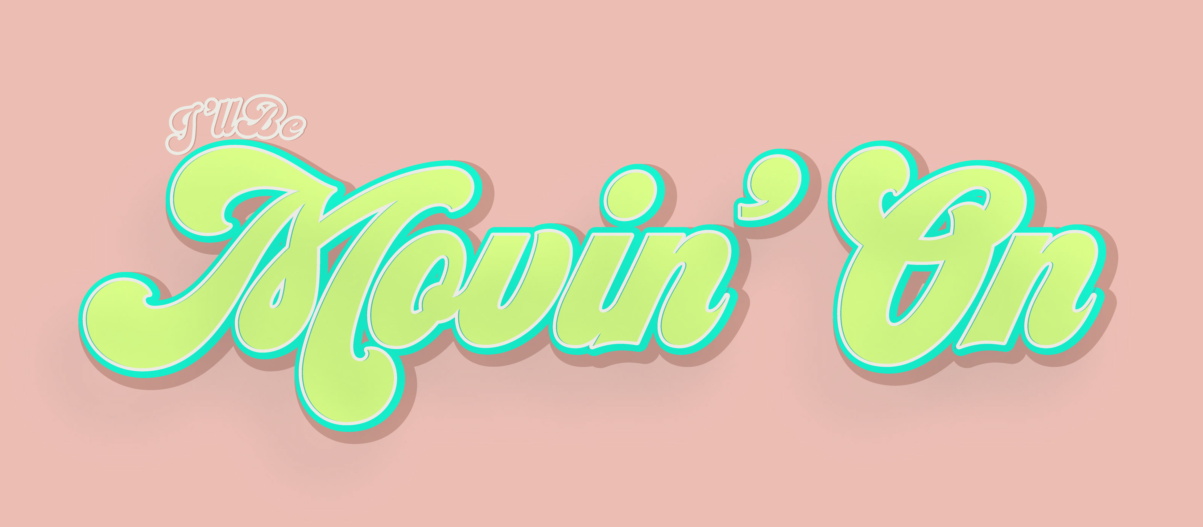 Now Playing: Movin' On by Mya branding design graphic design illustration instagram typography vector