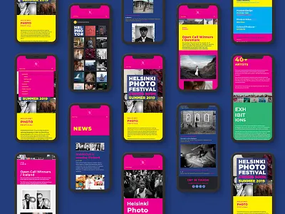 Helsinki Photo Festival branding design logo ui ux web design