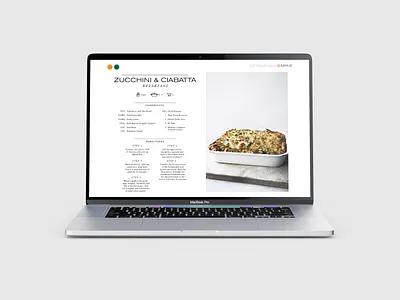 Ottolenghi Simple Cookbook - UX/UI branding cookbook digital graphic design typography ui website