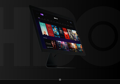 HBO Max UI - Mockup app design hbo hbo ui interface max movies purple series ui ux website