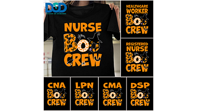 BOO CREW DESIGNS boo crew cma cna designondemands dsp halloween lnp nurse