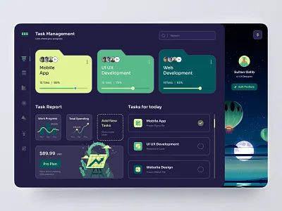 Work Tracking Dashboard UI admin dashboard chart dashboard dashboard design dashboard ui design managment project board project managment project tracking task task managment task tracker tracker tracking user interface uxui work work chart work tracking