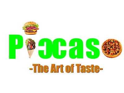 PICCASO (The Art of Taste) branding branding and identity buisnesslogo corporate identity design food brand logo graphicdesign logo