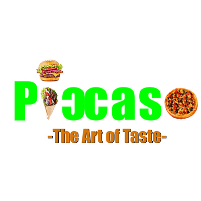 PICCASO (The Art of Taste) branding branding and identity buisnesslogo corporate identity design food brand logo graphicdesign logo
