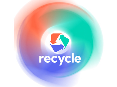 Recycle Logo Concept abstract logo brand brand identity branding business logo creative logo ecology icon logo logo design logo mark logodesign logos logotype minimal logo monogram recycle logo symbol unique logo vector