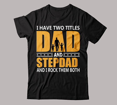 DAD T-shirt Design fiverr t shirt graphic design illustration merch by amazon motion graphics