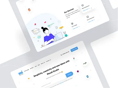 MoodiStudio Website design development digital agency ui ui design userinterface ux ux design