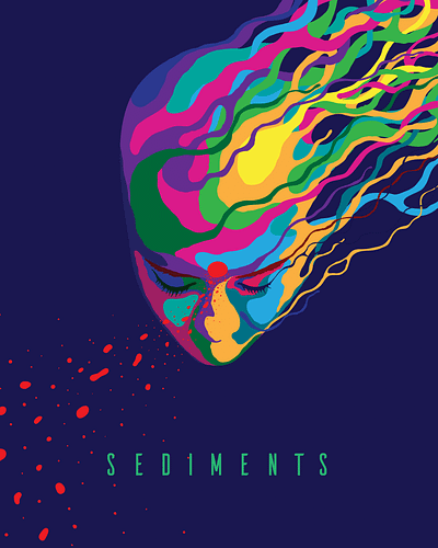 Sediments - Cover art design illustration