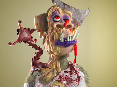 Zombie Mutant 3d animation graphic design motion graphics ui
