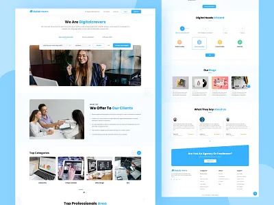 Landing Page clean design creative graphic design landing page ui ux design web design website design