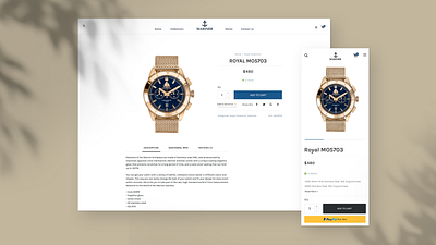 E-commerce website graphic design ui web design
