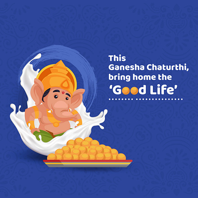 Ganesh Chaturthi adobe photoshop illustrator branding design editing photo illustration typography