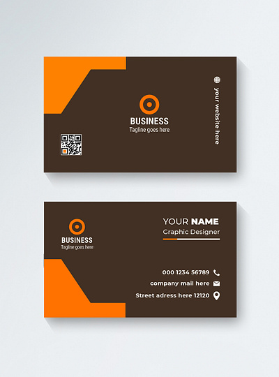 Creative Business card Template design graphic design