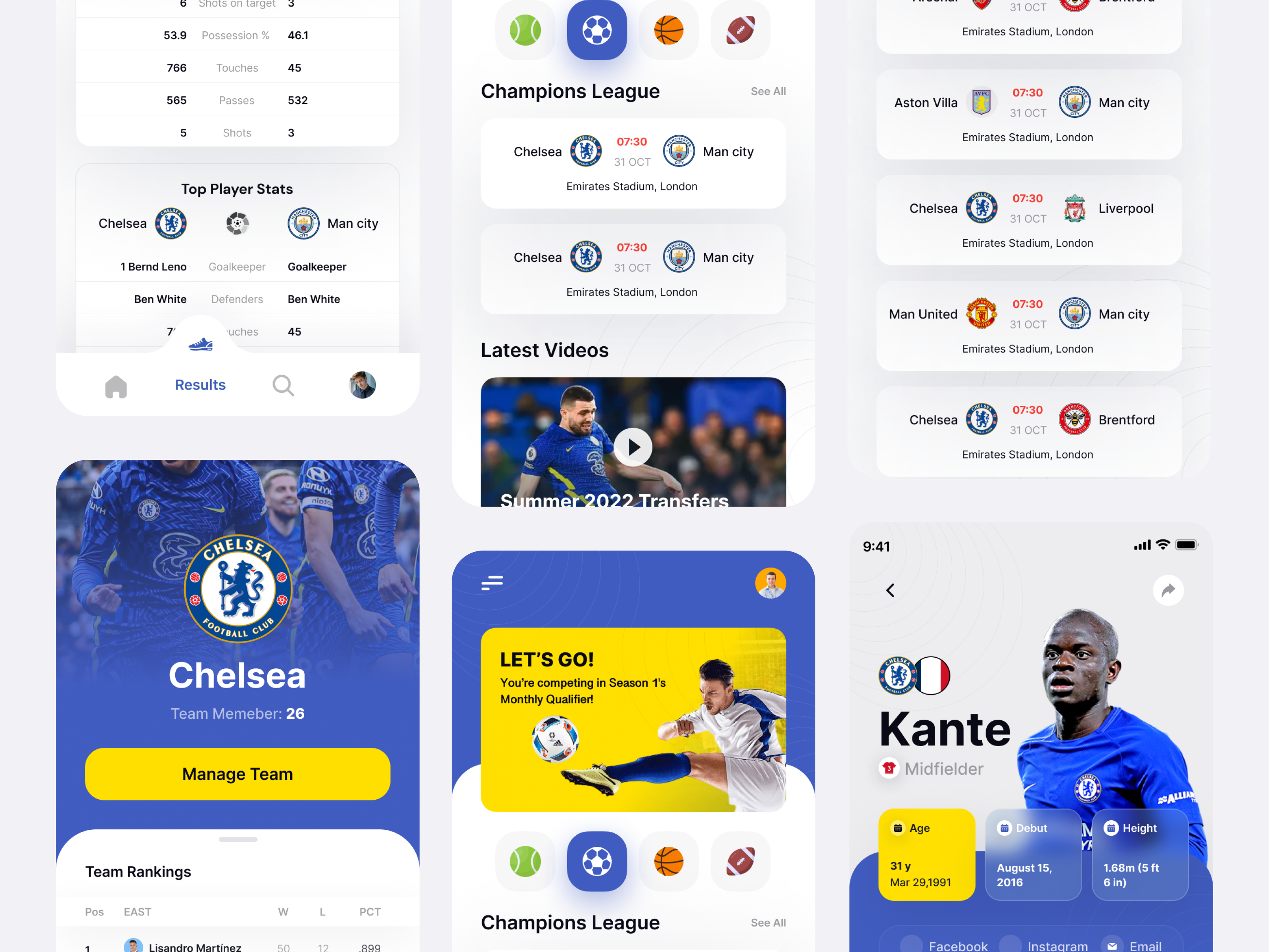 FIFA LiveScore App Design by Groovy Web Opens Up a Giant Arena of