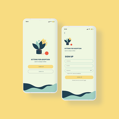 Daily UI Challenge 001 | App Signup Concept Design 001 app app design challenge daily 001 dailyui dailyuichallenge design flat minimal sign up form signup ui ux