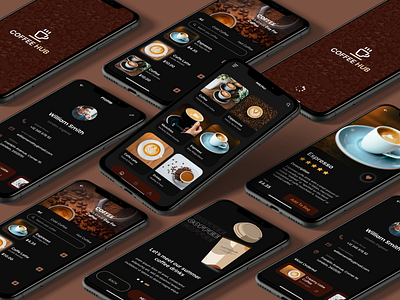 Coffee Hub Coffee Ordering Application Ui Kit