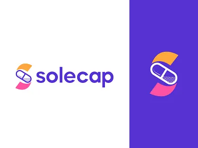 solecap logo branding clinic logo custom logo design health logo hospital logo icon identity illustration logo logo mark logotype mark medical care medical logo medicine logo pharmacy logo symbol