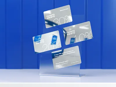 Discount card 3d branding design discount card graphic design illustration logo logoped logotype mark russia symbol ui