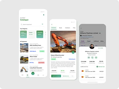 Project Management Mobile Application b2b design enterprise equipment management graphic design product design project management remote saas ui user experience design ux