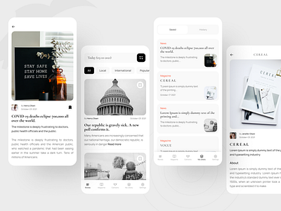 News Mobile App 3d animation branding design everyday news graphic design illustration logo mobile app mobile app design motion graphics news app newspaper trend typography ui ui design ux ux design