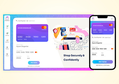 Card Payment Page UI cardpayment checkout dailyui illustration payment ui