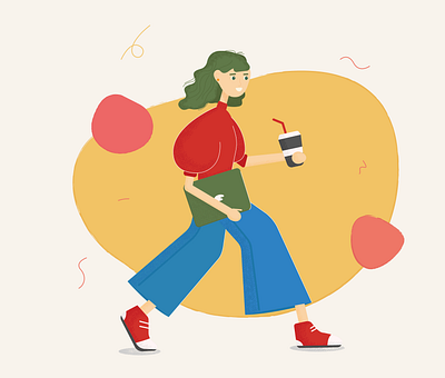 Pixel Girl adobeillustrator character design illustration person person character vector