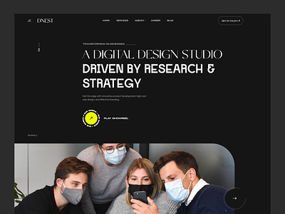 DNEST 2022 trends agency landing page awwwards clean clean ui creative design design header homepage interaction ios landing page layout minimal product design retro typography ux vintage web design