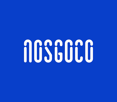 Animated Nosgoco Typeface ae after effects animated animation font motion motion graphics type typeface typography